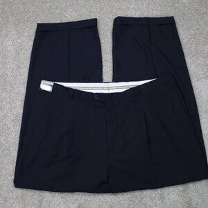 Michael Irvin Playmaker Pants‎ NWT Mens 46 Blue Pleated Rayon/Poly w/ 31" inseam